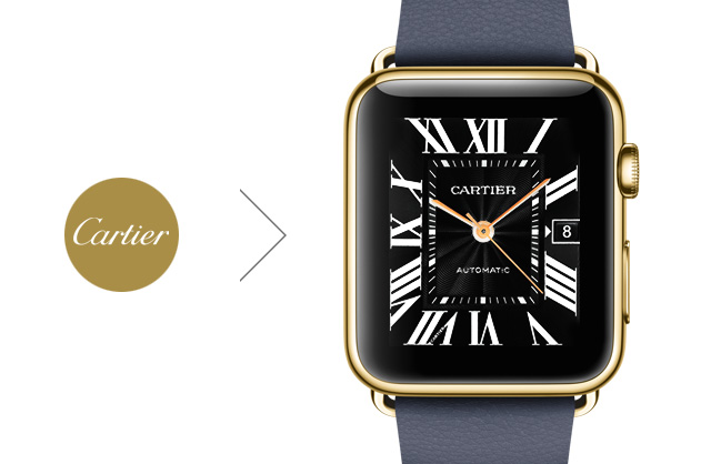picture Cartier Apple Watch face concept